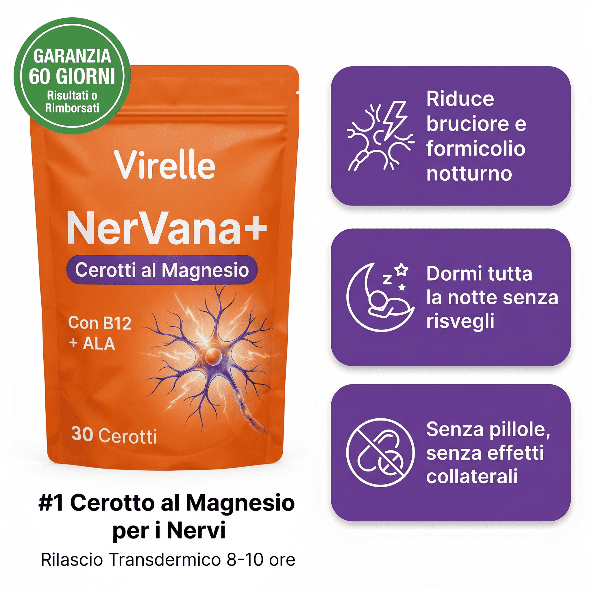 NerVana+® Cerotti al Magnesio